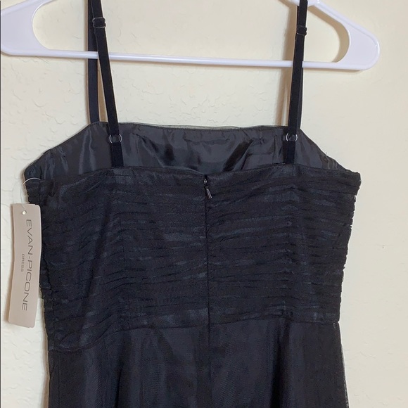 NWT Evan Picone Little Black Dress - Picture 6 of 14